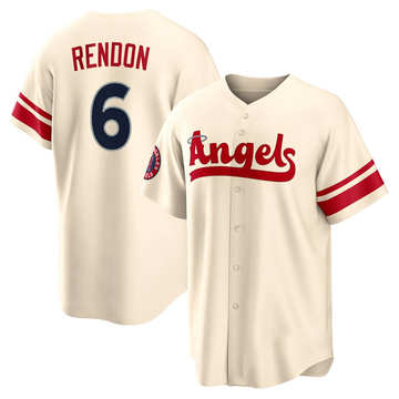 Anthony Rendon Men's Replica Los Angeles Angels Cream 2022 City Connect Jersey