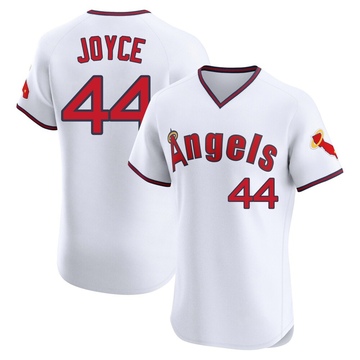 Ben Joyce Youth Elite Los Angeles Angels White Alternate 2 Jersey
