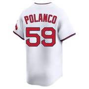 Eybersson Polanco Youth Limited Los Angeles Angels White Alternate 2 Jersey