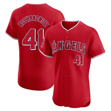 Jack Kochanowicz Men's Elite Los Angeles Angels Red Alternate Jersey