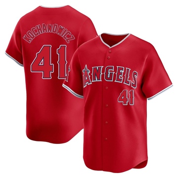 Jack Kochanowicz Men's Limited Los Angeles Angels Red Alternate Jersey