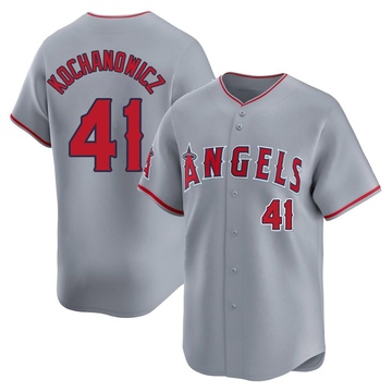 Jack Kochanowicz Youth Limited Los Angeles Angels Gray Away Jersey
