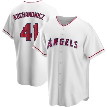 Jack Kochanowicz Youth Replica Los Angeles Angels White Home Jersey