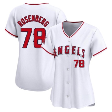 Kenny Rosenberg Women's Limited Los Angeles Angels White Home Jersey